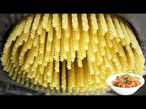 How Pasta Is Made In Factory | Biggest Pasta Factory Process