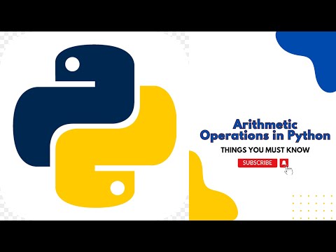 Basic Arithmetic Operations In Python Basics Python Conceptsaddition Subtractionmultiplydivide