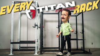 Reviewing EVERY Titan Fitness Squat Rack - T2, T3, X3, and T