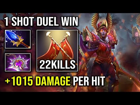 WTF +1015 Damage Per Attack Instant 1 Shot Duel Late Game Legion Commander 7.33 Dota 2