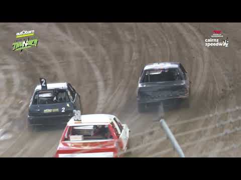JUL14 SStH1 at TWW Cairns Speedway - Super Street Sedans Heat Race 1