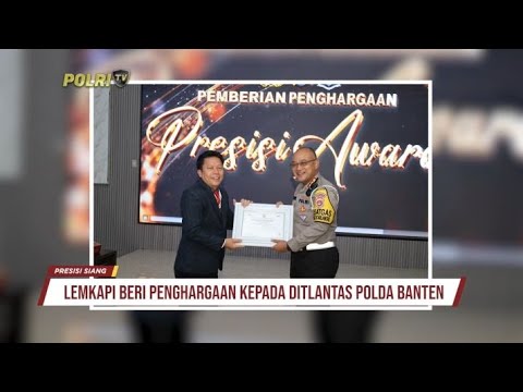 LEMKAPI BERI PENGHARGAAN KEPADA DITLANTAS POLDA BANTE