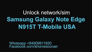 Unlock Samsung Galaxy Note Edge T-Mobile N915T Android 6