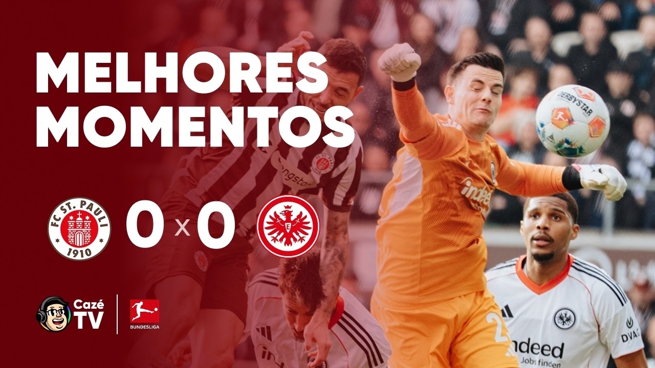 MELHORES MOMENTOS: ST. PAULI 0 X 0 EINTRACHT FRANKFURT | BUNDESLIGA 2025/2026 | 25ª RODADA