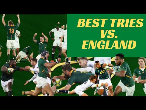 Springboks Best Tries Against England In Rugby (South Africa vs England)