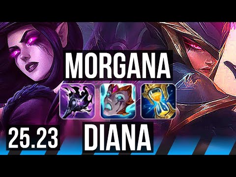 MORGANA vs DIANA (MID) | EUW Master | 25.23