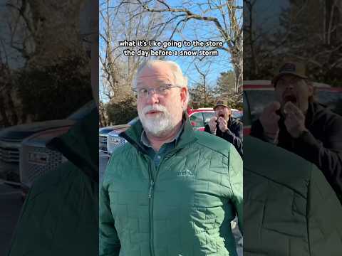 what it’s like going to the store the day before a snow storm 😮‍💨 #shorts