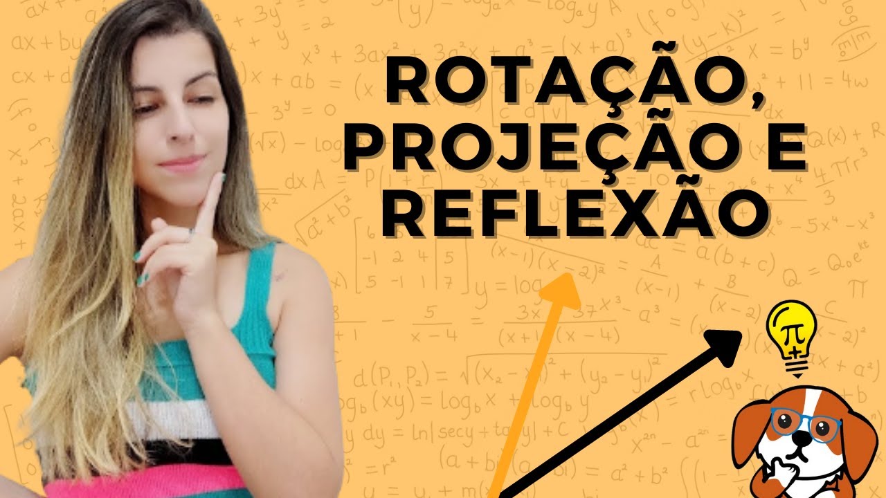 ROTAÇÃO, REFLEXÃO E PROJEÇÃO DE VETORES: Relação com Autovalores e Autovetores | Álgebra Linear