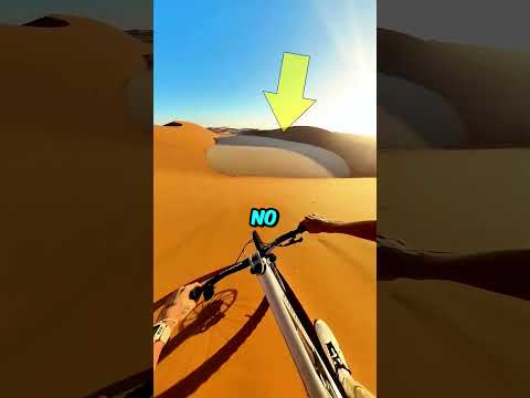 Ele foi ENGANADO por uma MIRAGEM do deserto! #curiosidades #deserto #bicicleta