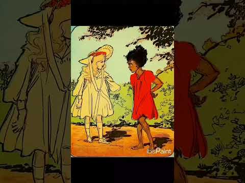 redrawing racist art into something human. #art #digital #illustration #redraw #process #speedpaint