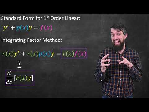 Linear Differential Equations & the Method of Integrating Factors