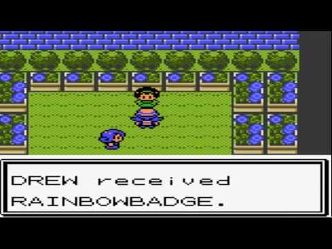 Pokemon Crystal Walkthrough Part 28 - Leaders Janine & Erika