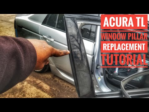 ACURA TL DOOR PILLAR REMOVAL TUTORIAL