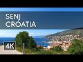 Walking Tour Senj Croatia 4K UHD Virtual Travel