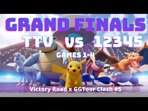 Pokemon UNITE Victory Road x GGToor Grand Finals: TTV vs 12345 - Games 1-4 (Spectating Top Teams)