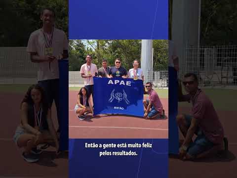 ATLETAS DA APAE DE MATÃO CONQUISTAM 14 MEDALHAS NOS JOGOS PARALÍMPICOS DO ESTADO DE SÃO PAULO