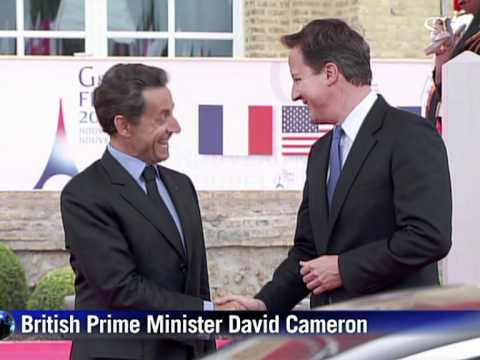 G8 leaders arrive for summit in France