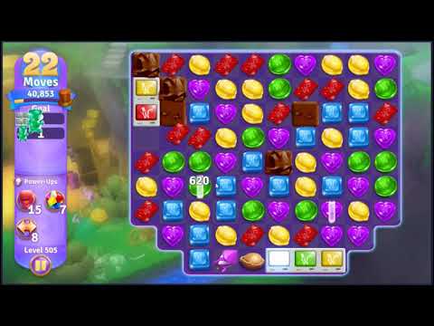 Wonka's World of Candy Level 505 - NO BOOSTERS + FULL STORY 🍫 | SKILLGAMING ✔️