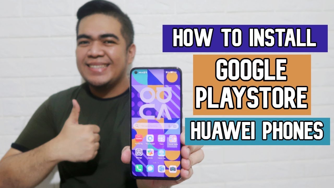 How to install Google Play Store on your Huawei Phone | Nova 7 | Nova 8 SE | Y9a | Mate 40 | Y7a