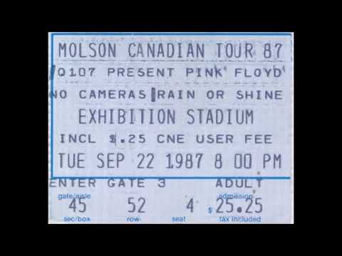 PINK FLOYD   Momentary Lapse Of Reason World Tour Toronto 22 September