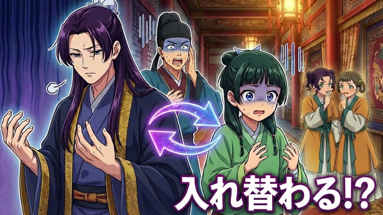 もしも猫猫と壬氏の中身が入れ替わったら？後宮で正体がバレないように奮闘する二人の結末とは！？【薬屋のひとりごと「】