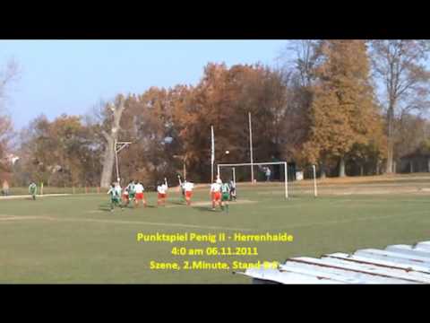 Punktspiel Penig II - Herrenhaide 4:0 am 06.11.2011