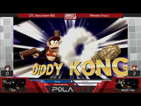 CFL Smackdown 166 WiiU - Dyr (Bayonetta) vs Kiki (Diddy Kong) - Winners Finals