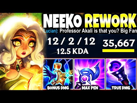 NEW NEEKO REWORK and My BEST AP PEN BUILD Vs @professorakali 🔥 LoL Top Lane Neeko PBE Gameplay