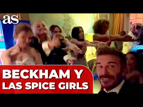 BECKHAM y las ‘SPICE GIRLS’ en el 50 cumpleaños de VICTORIA
