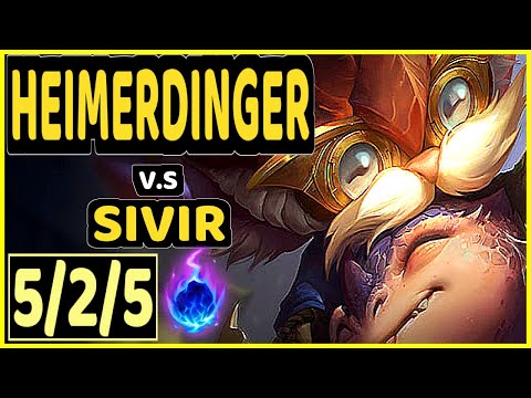 ARROW (HEIMERDINGER) vs SIVIR - 5/2/5 KDA BOTTOM ADC CHALLENGER GAMEPLAY - NA
