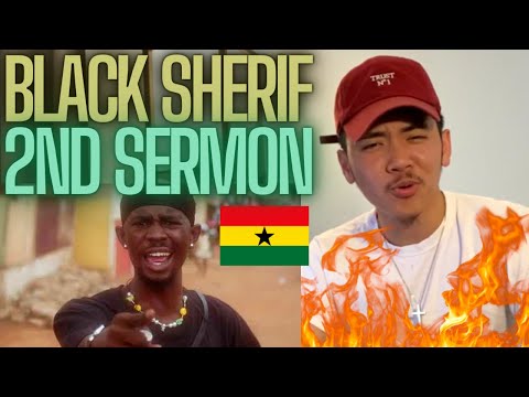 Black Sherif - Second Sermon (Official Video) AMERICAN REACTION! Ghana Drill Rap Music 🇬🇭🔥