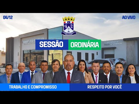 SESSÃO ORDINARIA - 04/12/25 - CAMARA DOS VEREADORES - CRISOPOLIS BAHIA