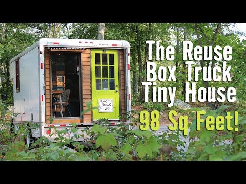 The Reuse Box Truck Tiny House - 98 Square Feet!