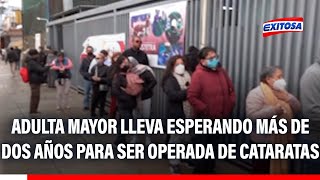 🔴🔵 Adulta mayor lleva esperando más de dos años para ser operada de cataratas: "Me quedaré ciega"