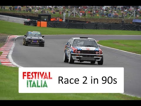 Lancia Delta Racing v Ferrari - Race 2 in 90s from Brands Hatch [S18Ep07.6] - Festival Italia 2018