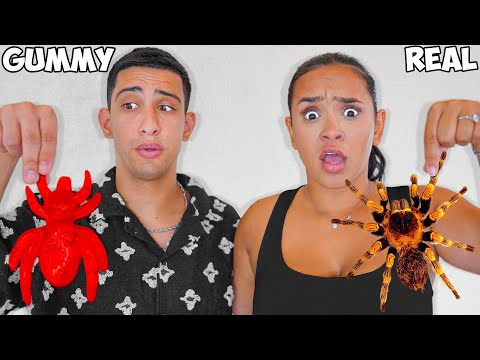Gummy Food vs. Real Food Challenge!