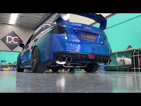 2018 Subaru Wrx Sti Xforce exhaust catback
