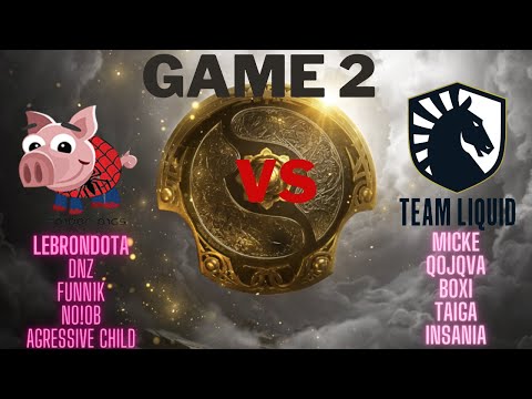 EN TI10 | EU Qualifiers | Liquid vs Spigz | Game 2 | Upper Brackets | Bo3