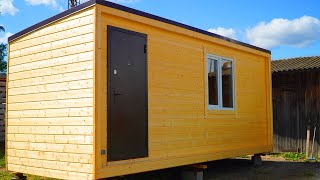 How to build a cheap wooden house with your own hands step by step
