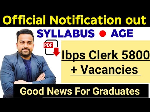 Ibps Clerk 2021 Notification Out |Age ,Vacancies,Syllabus, Preparation@Career Success
