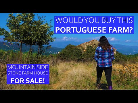 WOULD YOU BUY THIS BEAUTIFUL PORTUGUESE MOUNTAIN HOME? CHEAP FARM HOUSE PROPERTY FOR SALE - PORTUGAL