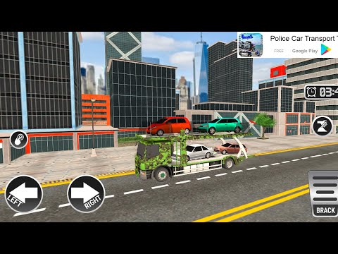 US Army Vehicle Truck Transport Simulator - Army Car Jeep Motorcycle Ship Transport - Gameplay #2