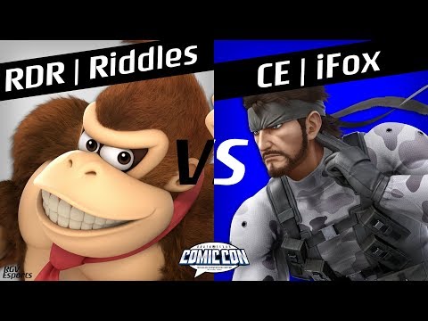 CE | iFox (Snake) vs RDR | Riddles (Donkey Kong/Mario) - Losers Semifinals - STCC 2019