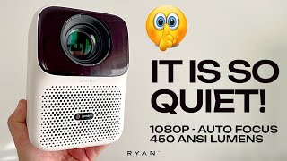 WANBO T4 Projector REVIEW - ANDROID - 1080P - IS THIS THE QUIETEST PROJECTOR I TESTED?