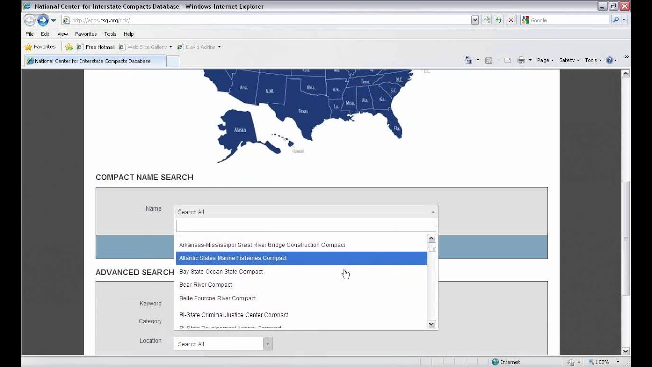 CSG Compacts Database Tutorial