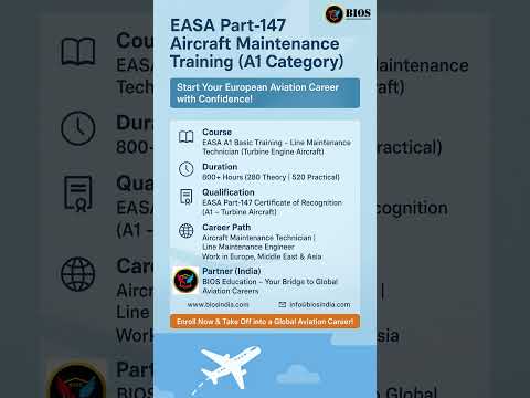 EASA Part-147 Aircraft Maintenance Training(A1) |ANVA Aviation Academy #easa #aircraftmaintenance