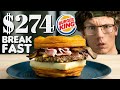 274 Burger King Breakfast Sandwich Taste Test Fancy Fast Food