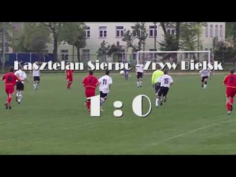 Kasztelan Sierpc - Zryw Bielsk - zwycięska bramka Zielińskiego