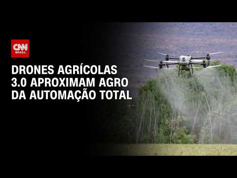 Conexão Agro: Drones agrícolas 3.0 aproximam agronegócio da automação total | CNN PRIME TIME