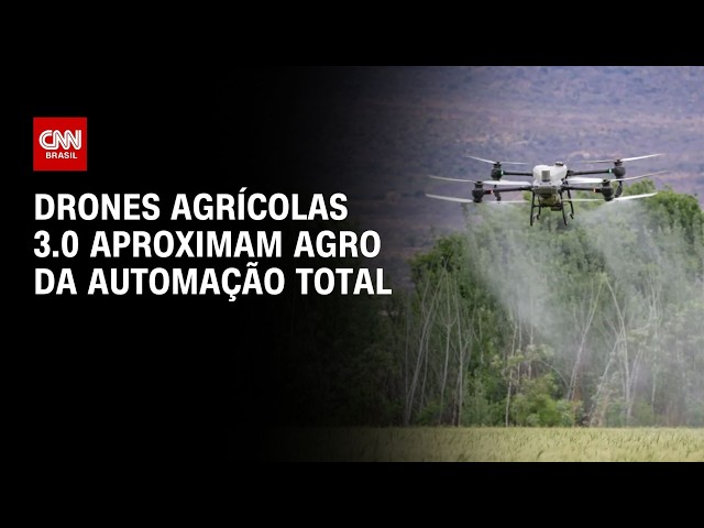 Conexão Agro: Drones agrícolas 3.0 aproximam agronegócio da automação total | CNN PRIME TIME
